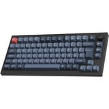 Keychron V1M-D1-ES, Teclado para gaming negro/Azul-gris