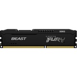 Kingston FURY FURY Beast módulo de memoria 8 GB 1 x 8 GB DDR3 1600 MHz, Memoria RAM negro, 8 GB, 1 x 8 GB, DDR3, 1600 MHz, 240-pin DIMM, Negro