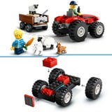LEGO City Tractor Rojo con Remolque y Oveja, Juegos de construcción Juego de construcción, 4 año(s), Plástico, 116 pieza(s), 260 g