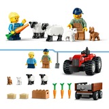 LEGO City Tractor Rojo con Remolque y Oveja, Juegos de construcción Juego de construcción, 4 año(s), Plástico, 116 pieza(s), 260 g