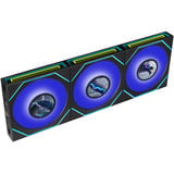 Lian Li UNI FAN SL-INF LCD FLEX 120 Wireless, Ventilador negro