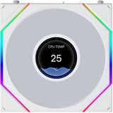 Lian Li UNI FAN TL LCD FLEX 120 Wireless, Refrigerador de aire blanco