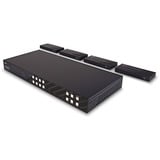 Lindy Extensor Matriz HDBaseT 4x4 HDMI 4K60 Cat.6 150m, Splitter HDMI negro