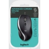 Logitech 910-005784 ratón Oficina mano derecha USB tipo A Óptico 4000 DPI antracita/Plateado, mano derecha, Óptico, USB tipo A, 4000 DPI, Negro