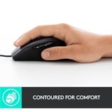 Logitech M500s ratón Oficina mano derecha USB tipo A Óptico 4000 DPI antracita/Plateado, mano derecha, Óptico, USB tipo A, 4000 DPI, Negro