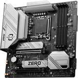 MSI B760M Ptoject Zero Intel B760 LGA 1700 micro ATX, Placa base Intel, LGA 1700, Intel® Celeron®, Intel® Pentium® Gold, LGA 1700, DDR5-SDRAM, 256 GB