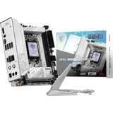 MSI MPG B860I EDGE TI WIFI placa base Intel B860 LGA 1851 (Socket V1) mini ITX Intel, LGA 1851 (Socket V1), Intel Core Ultra (Series 2), DDR5-SDRAM, 128 GB, DIMM