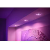 Philips Hue White Ambiance Adore baño empotrable y de encastre downlight (paquete de 3), Luz de LED plateado
