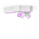 Philips Hue White & Color Ambiance CentrisCross Foco de techo 3 unidades, Luz de LED blanco