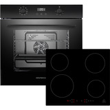 Respekta AB700-33, Juego para horno negro