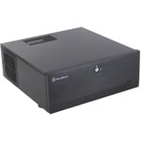 SilverStone Grandia GD07 carcasa de ordenador HTPC Negro, Caja HTPC negro, HTPC, PC, Aluminio, Acero, ATX,CEB,EATX,EEB,Micro-ATX, Negro, Hogar / Oficina, Minorista