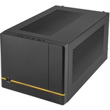 SilverStone SUGO 14 Cubo Negro, Cajas de torre negro, Cubo, PC, Negro, Mini-DTX, Mini-ITX, Plástico, Acero, 24 cm