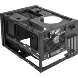 SilverStone SUGO 14 Cubo Negro, Cajas de torre negro, Cubo, PC, Negro, Mini-DTX, Mini-ITX, Plástico, Acero, 24 cm