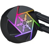 SilverStone VIDA 240 SLIM 240mm, Refrigeración por agua negro