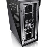 Thermaltake CA-1T4-00M1WN-02 carcasa de ordenador Midi Tower Negro, Cajas de torre negro, Midi Tower, PC, Negro, ATX, micro ATX, Mini-ITX, SPCC, 17 cm