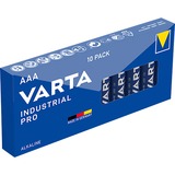 VARTA Industrial LR03 Batería de un solo uso AAA Alcalino Batería de un solo uso, AAA, Alcalino, 1,5 V, Azul, CE