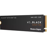 WD Black SN770 M.2 250 GB PCI Express 4.0 NVMe, Unidad de estado sólido negro, 250 GB, M.2, 4000 MB/s