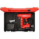 fischer Herramienta de empuje de pernos a batería FXC85 Set, XL-Boxx, Nagler rojo/Negro