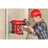 fischer Herramienta de empuje de pernos a batería FXC85 Set, XL-Boxx, Nagler rojo/Negro