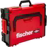 fischer L-BOXX FLB 136, vacío, Caja de herramientas rojo/Negro