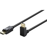 goobay Cable DisplayPort macho 90° > DisplayPort macho, 8K / 144Hz negro