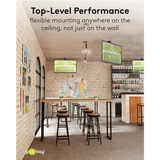 goobay Soporte de techo para TV, Montaje en techo 