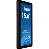iiyama ProLite TF1633MSC-B1 pantalla para PC 39,6 cm (15.6") 1920 x 1080 Pixeles Full HD Pantalla táctil Negro, Monitor LED negro, 39,6 cm (15.6"), 1920 x 1080 Pixeles, Full HD, 5 ms, Negro