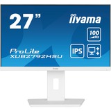 iiyama ProLite XUB2792HSU-W6 pantalla para PC 68,6 cm (27") 1920 x 1080 Pixeles Full HD LED Blanco, Monitor LED blanco (mate), 68,6 cm (27"), 1920 x 1080 Pixeles, Full HD, LED, 0,4 ms, Blanco