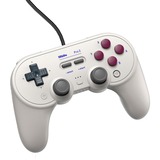 8BitDo Pro 2 Wired G Classic, Gamepad gris