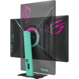 ASUS ROG Strix XG27ACMEG-G Edición Hatsune Miku, Monitor de gaming negro/Turquesa