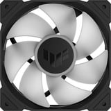 ASUS TUF Gaming TR120 ARGB Fan - Single Pack Carcasa del ordenador Ventilador 12 cm Negro negro/Transparente, Ventilador, 12 cm, Negro