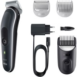 Braun BodyGroomer BG5340 Negro, Plata, Cortador de pelo negro/blanco, Mojado y seco, AC/Batería, Negro, Plata