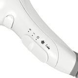 Braun HD180 secador 1800 W Blanco, Secador de pelo blanco, Blanco, Monocromo, Con agujero en la empuñadura para colgar, Botones, Control deslizante, 1800 W, 1 pieza(s)