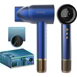 Cecotec A01_EU01_101446, Secador de pelo azul/Dorado