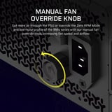 Corsair RM1000x (2024) Reacondicionado, Fuente de alimentación de PC negro