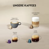 DeLonghi Citiz EN267.BAE Semi-automática Cafetera de filtro 1 L, Cafetera de cápsulas negro/Plateado, Cafetera de filtro, 1 L, Cápsula de café, 1710 W, Negro