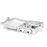 Digitus Caja de distribución FTTH para exterior 2SC/Simplex, LC/Dúplex, Soporte blanco