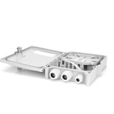 Digitus Caja de distribución FTTH para exterior 6 SC/DX, Caja de fíbra óptica 