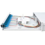 Digitus Caja de empalme de fibra óptica, equipada, LC, OS2, Caja de fíbra óptica gris