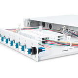 Digitus Caja de empalme de fibra óptica, equipada, LC, OS2, Caja de fíbra óptica gris