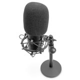 Digitus Micrófono de condensador USB, estudio negro