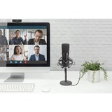 Digitus Micrófono de condensador USB, estudio negro