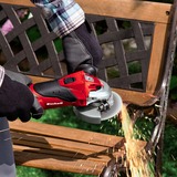EINHELL TE-AG 125/750 Kit amoladora angular 12,5 cm 11000 RPM 750 W 2,1 kg rojo/Negro, 11000 RPM, 12,5 cm, Corriente alterna, 2,1 kg