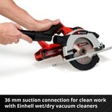 EINHELL TE-CS 18/165-1 Li-Solo, Sierra circular rojo/Negro