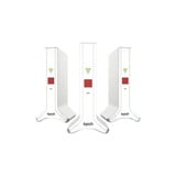 FRITZ! Mesh Set 4200, Repetidor blanco/Rojo, Mesh Set 4200, Rojo, Blanco, 2x2/4x4, Repetidor de red, Poder, WLAN, Doble banda (2,4 GHz / 5 GHz), Wi-Fi 6E (802.11ax)
