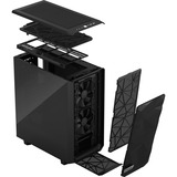 Fractal Design Meshify 2 Compact Torre Negro, Cajas de torre negro, Torre, PC, Negro, ATX, micro ATX, Mini-ITX, Acero, Vidrio templado, Juego