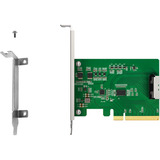 Icy Dock MB409A5 "EXLink" MCIO 8i (SFF-TA-1016) a adaptador PCIe 5.0 x8, Tarjeta de interfaz 