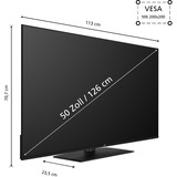 JVC LT-50VUQ3455 Televisor 127 cm (50") 4K Ultra HD Smart TV Wifi Negro, TV QLED negro, 127 cm (50"), 3840 x 2160 Pixeles, QLED, Smart TV, Wifi, Negro