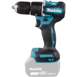 Makita Taladro atornillador percutor inalámbrico DHP487Z, 18 Voltios, Martillo atornillador azul/Negro