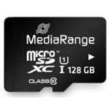MediaRange MR945 memoria flash 128 GB MicroSDXC UHS-I Clase 10, Tarjeta de memoria negro, 128 GB, MicroSDXC, Clase 10, UHS-I, 80 MB/s, 20 MB/s